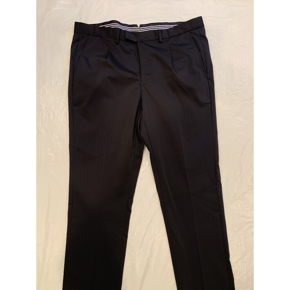 Murano Evan Fit Men's Navy Cuffed Dress Pants 36x32 - Picture 2 of 9